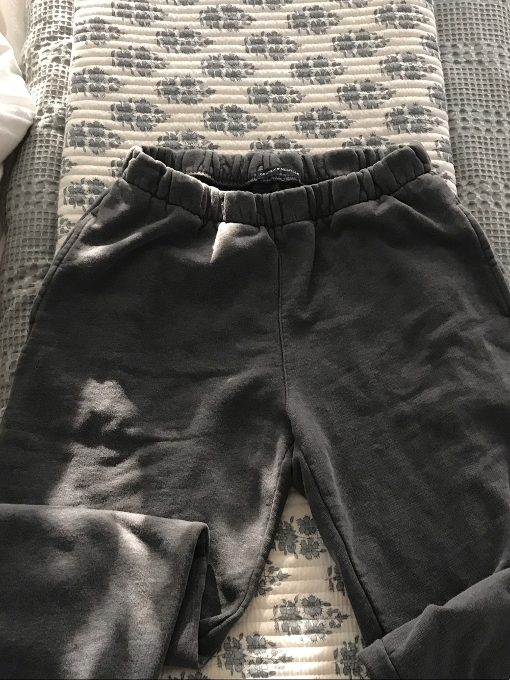 Brandy Melville Dark Gray  Sweatpants Elastic Waist